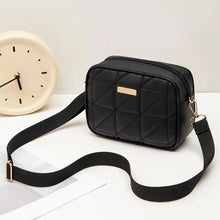 SOPHIA QUILTED BLACK CROSS BODY BAG