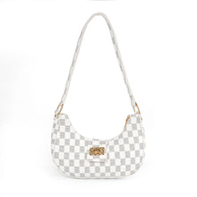 MIDNIGHT CHEKERED BLACK BAG