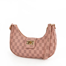 MIDNIGHT CHEKERED BLACK BAG